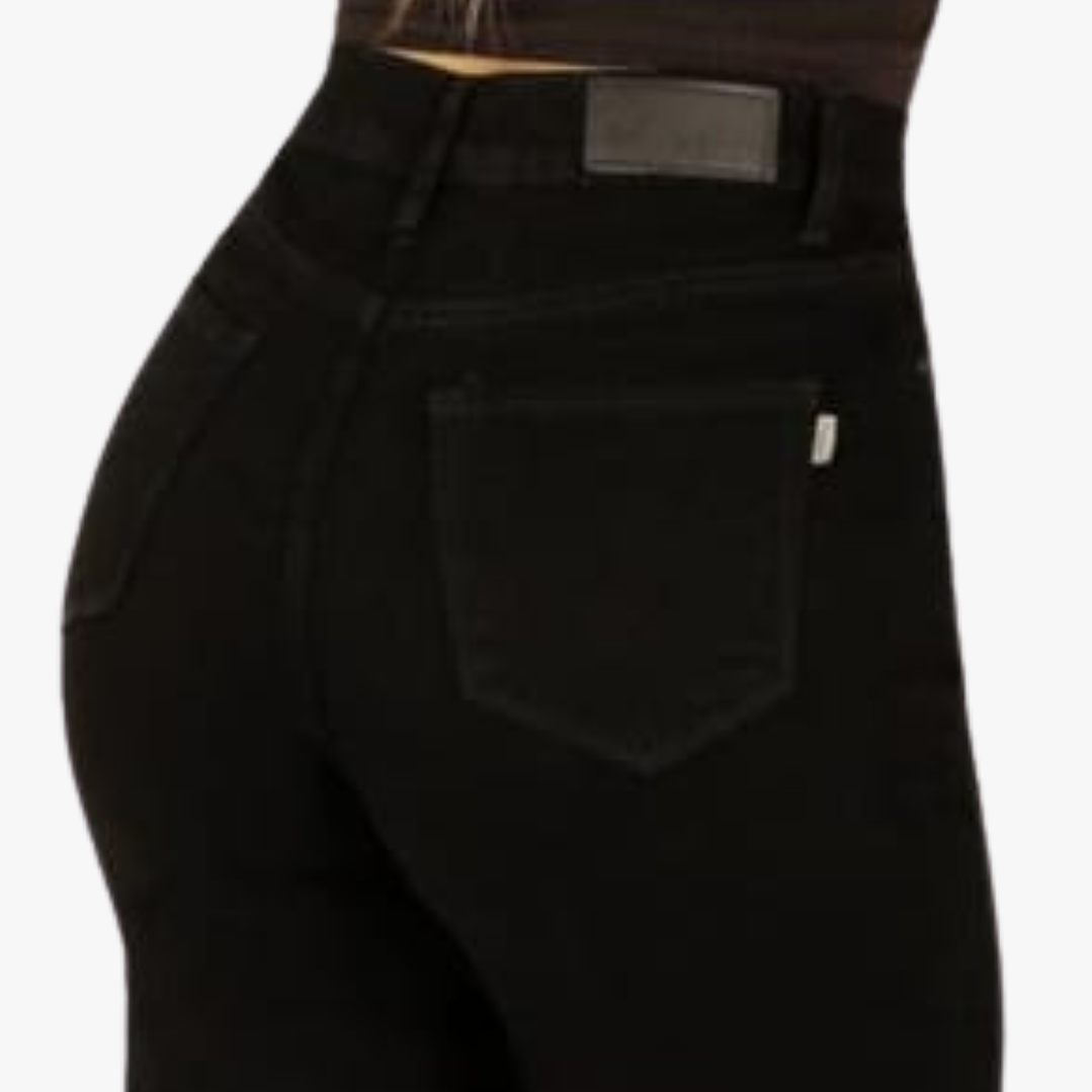 Jeans Palazzo Elasticado Mujer Tiro Alto Calce Perfecto 12