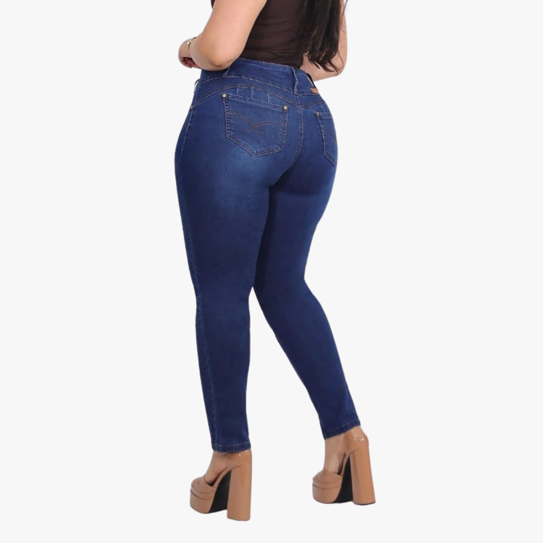 Jeans Mujer Extra Linda Skinny Elasticado 4