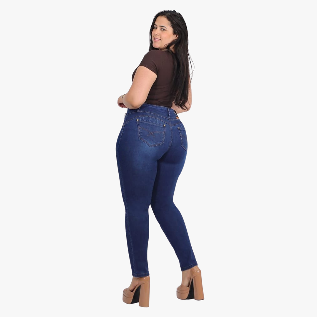 Jeans Mujer Extra Linda Skinny Elasticado 5