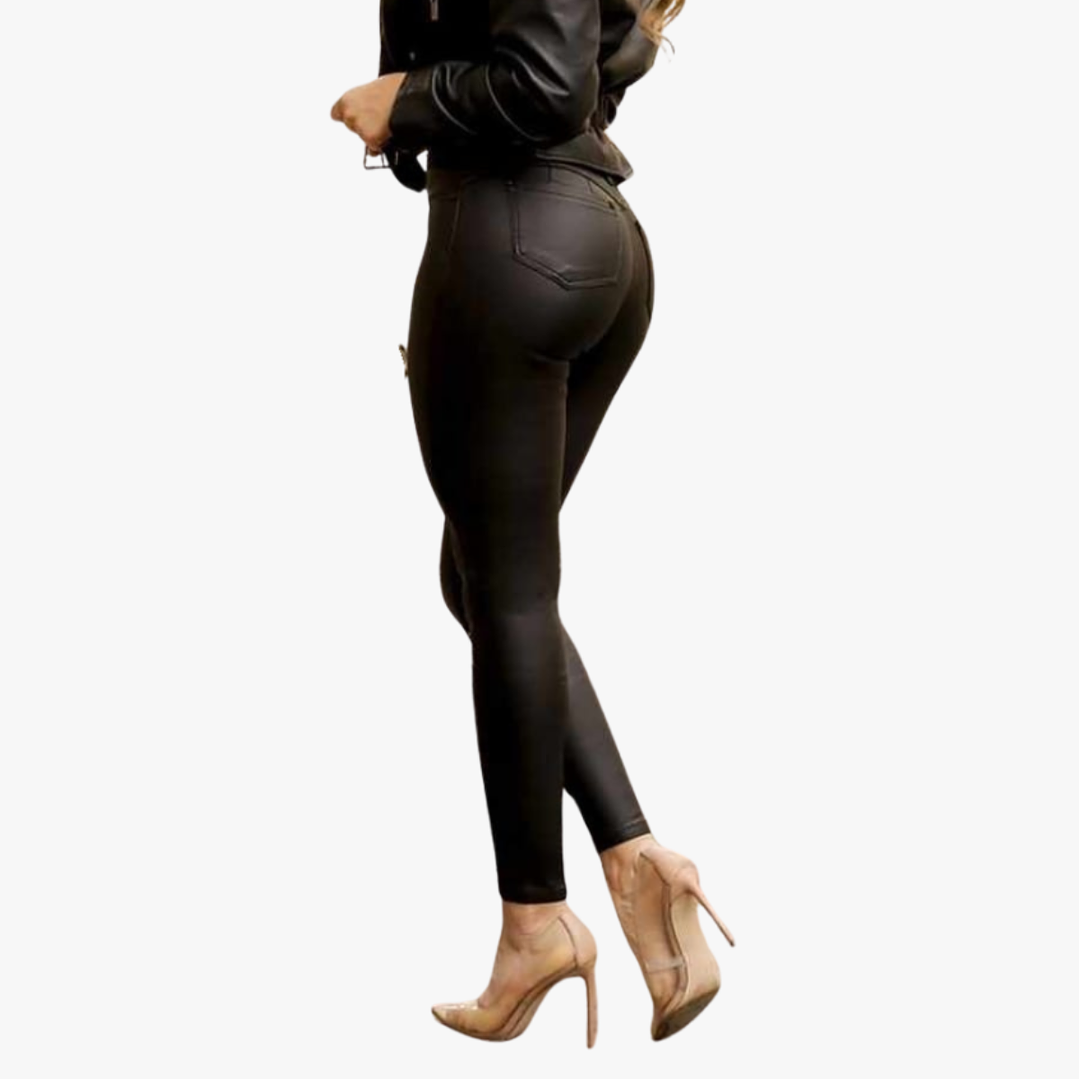 Jeans Eco Cuero Premium  Push Up Elasticado 4