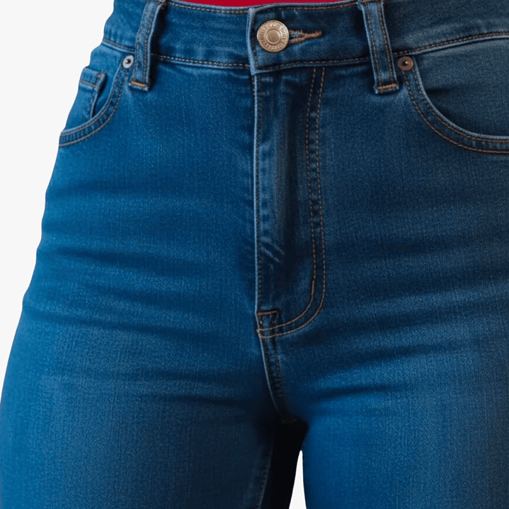 Jeans Mujer Flare Full Elasticado Push Up 6