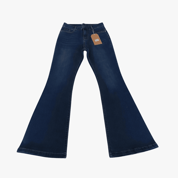 Jeans Mujer Flare Full Elasticado Push Up 8