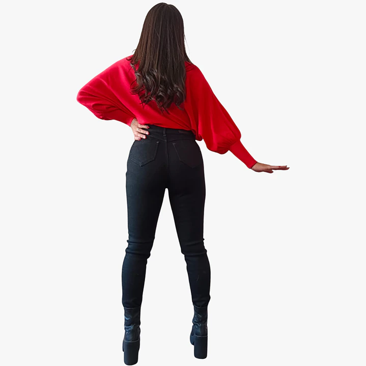 Jean Skinny  Forrado de Polar Negro | Ajuste Perfecto y Calor 4