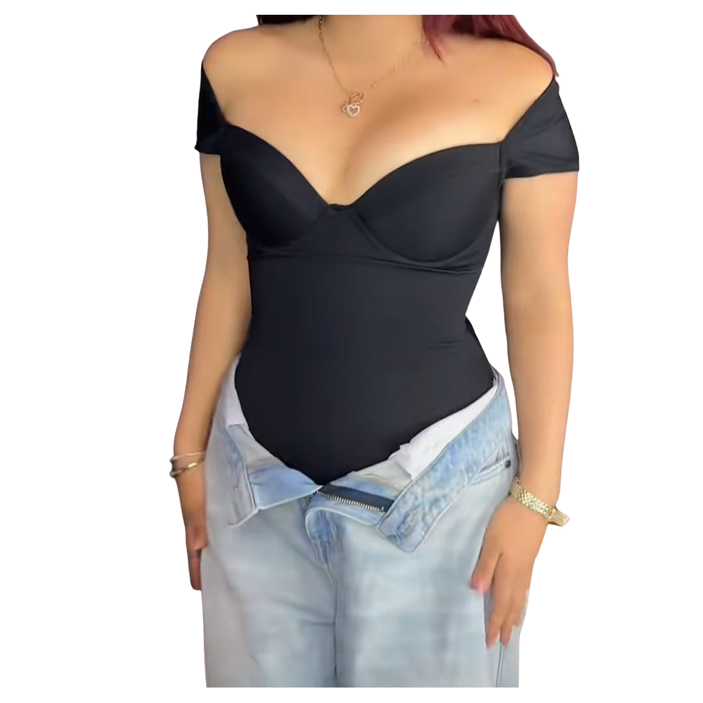 BODY COLOMBIANO MANGA CORTA