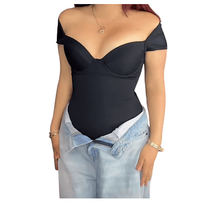 BODY COLOMBIANO MANGA CORTA