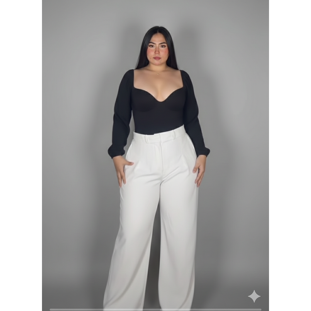 Body colombiano manga larga