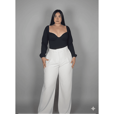 Body colombiano manga larga