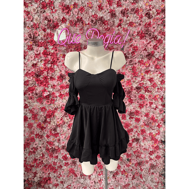 Vestido short coqueta 