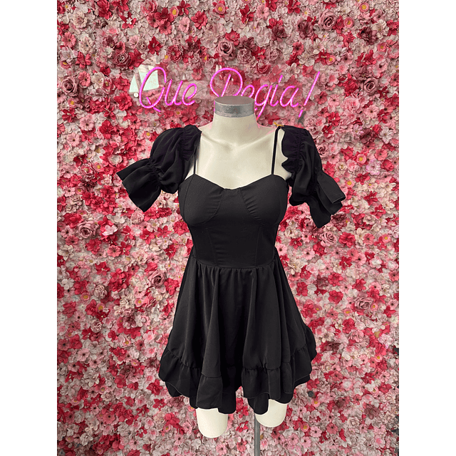 Vestido short coqueta 