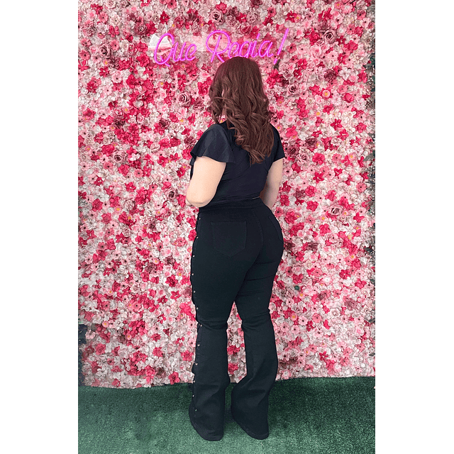 Jeans Flare trensado Paradise 