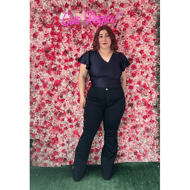 Jeans Flare trensado Paradise 