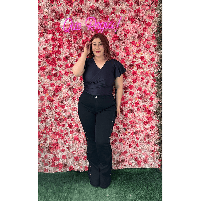 Jeans Flare trensado Paradise 