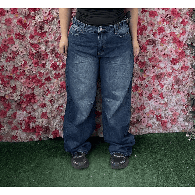 Jeans baggy azul 