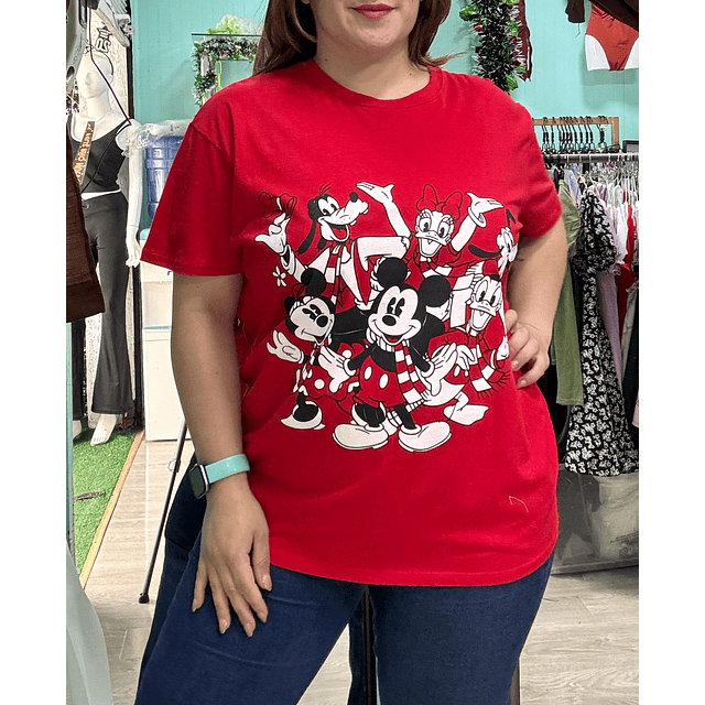 Poleras Disney navideñas 