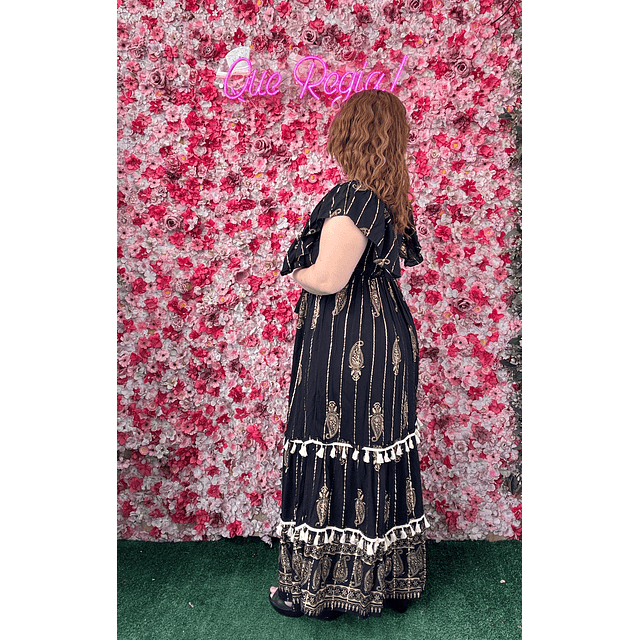 Vestido Indu vuelitos lurex 