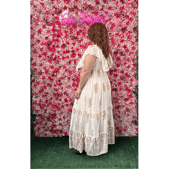 Vestido Indu vuelitos lurex 