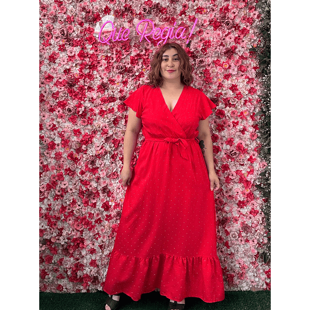 Vestido brillos y vuelos 