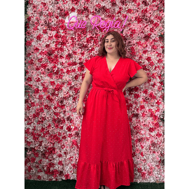 Vestido brillos y vuelos 