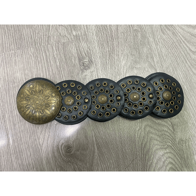 Cinturon vikingo círculos 