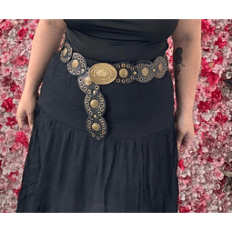 Cinturón vikingo ovalado