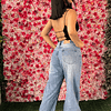 Jeans baggy celeste 