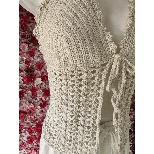 Polera tejida a crochet 