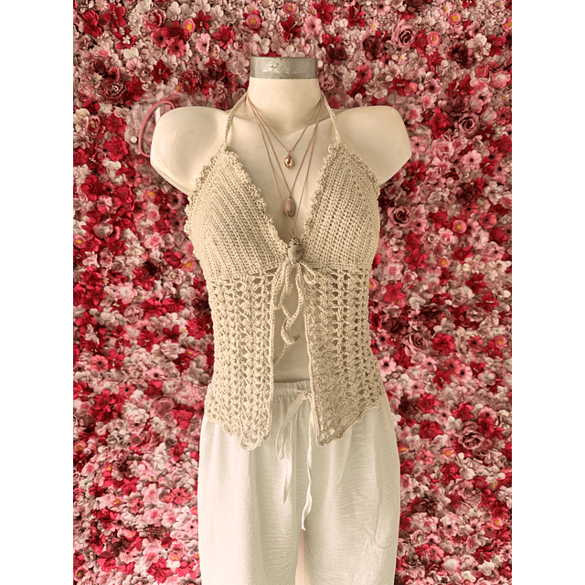 Polera tejida a crochet 