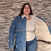 Chaqueta mezclilla y chiporro 