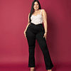 Jeans Flare Black Botones 