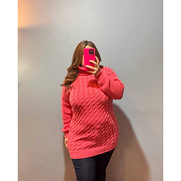 Minivestido chaleco coral 