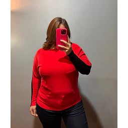 Sweater spandex bicolor