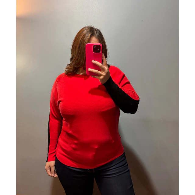 Sweater spandex bicolor