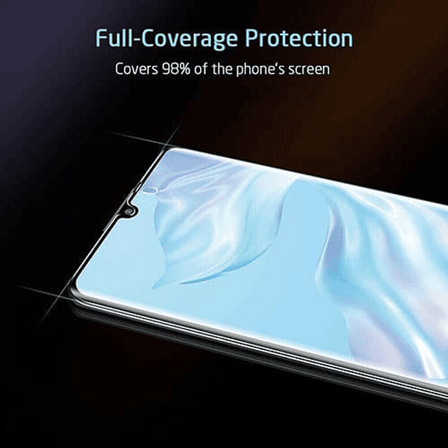 Mica Cristal Glass 5d Uv Full Pegado Para Huawei P30 Pro 