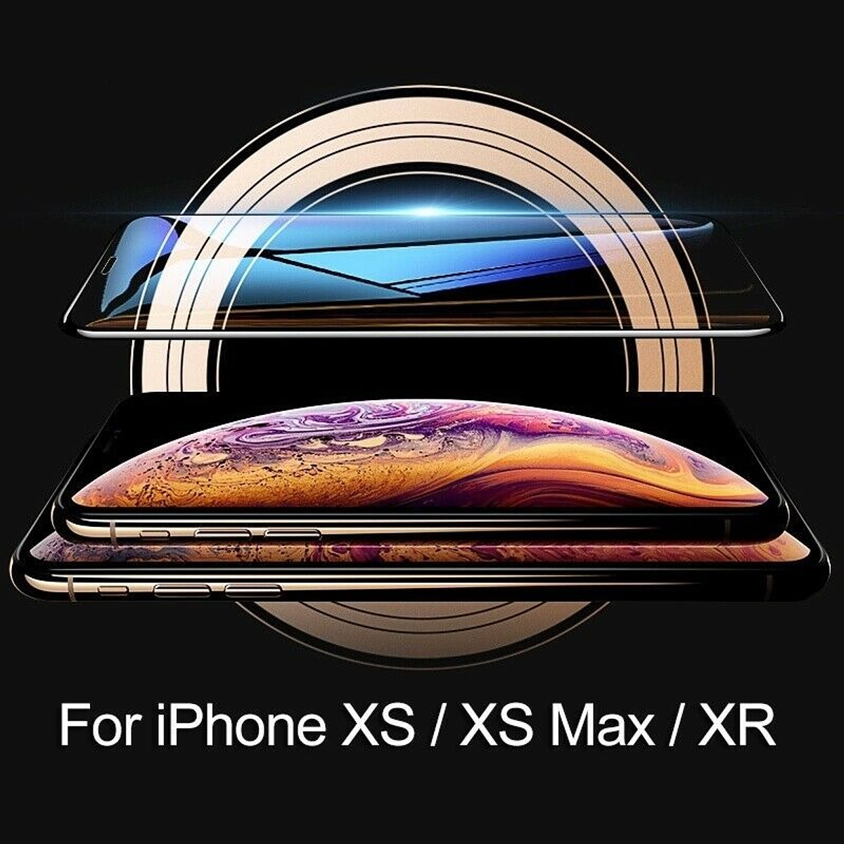 Cristal Templado 9d Triche Para Iphone Xs Max / 11 Pro Max