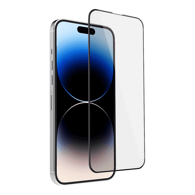 iPhone 14 Pro Max (6.7) Protector Templado 5D Full Glue Negro