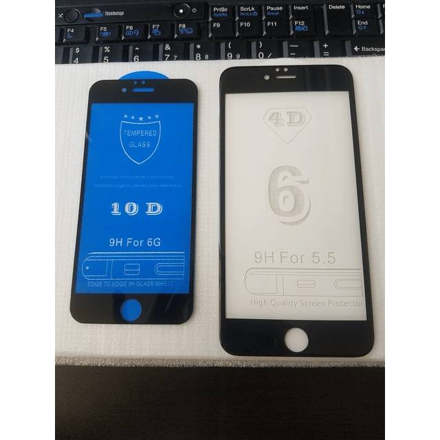 Vidrio Templado iPhone SE 2020 Protector 10d Pantalla Borde Negro