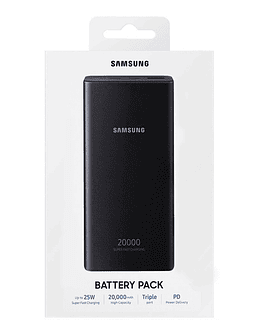 Samsung Batería Externa 25w 20000 Para Z Flip3 Flip 3