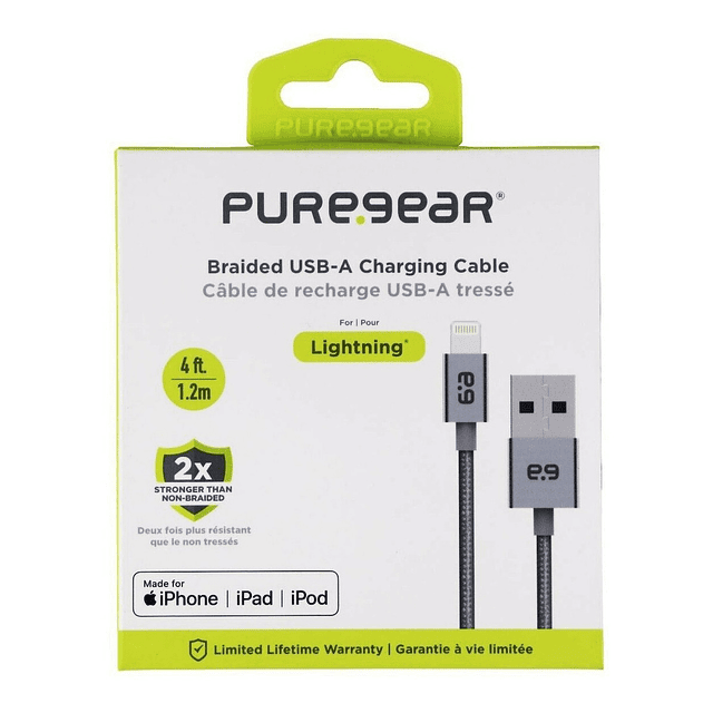 Cable Puregear Lightning Para iPad Pro 12.9 A1584 A1652 *1m