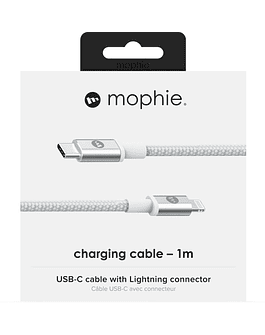 Cable Mophie Lightning Usb C Para iPhone 13 Mini 12 Mini 1m