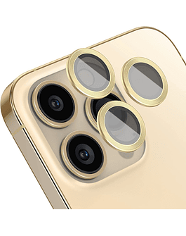 Vidrio Protector Lente De Camara Para iPhone 14 Pro / 14 Pro Max Gold