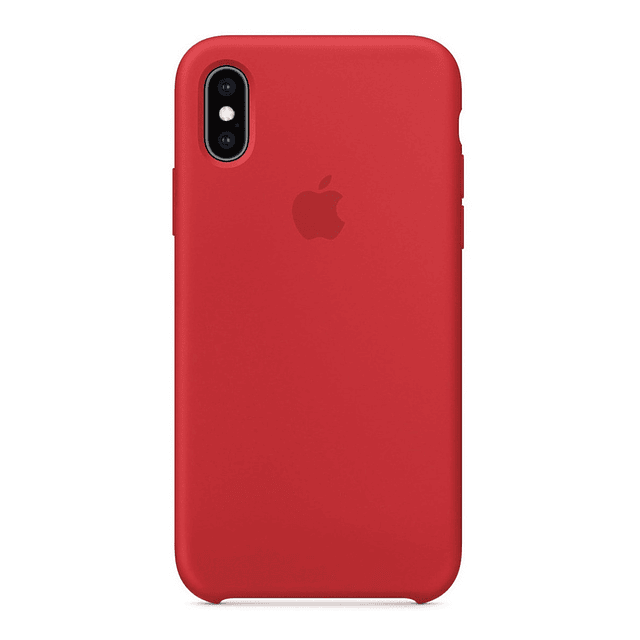 Funda Apple Silicone Case Rojo para iPhone X - Funda para teléfono móvil