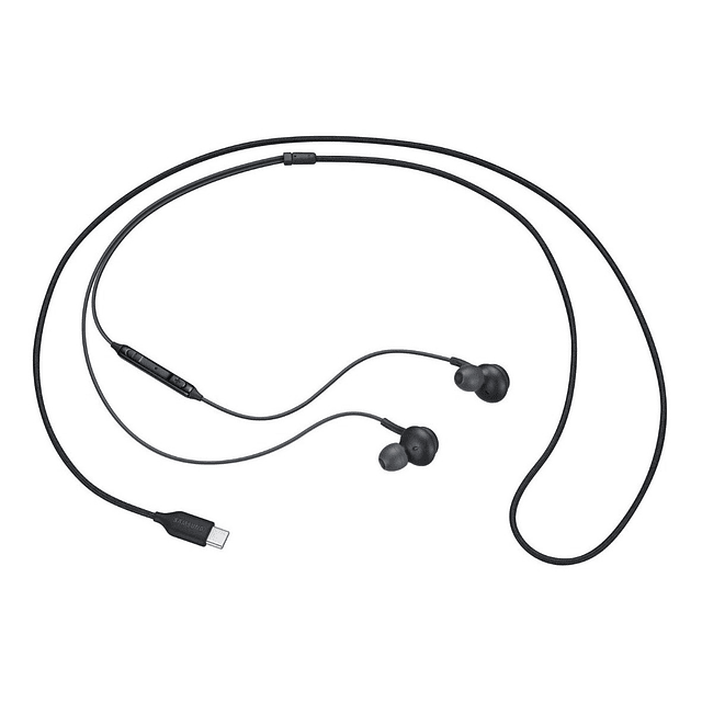 SAMSUNG Auriculares USB tipo C EO-IC100, sonido de AKG, color negro