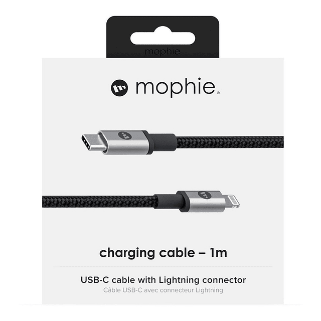 Cable de carga rápida USB-C con conector Lightning de mophie (2 m) - Apple  (ES)