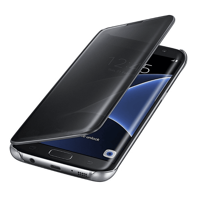 Samsung Clear S-view Cover Para Galaxy S7 Edge Original