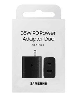 Cargador Samsung 35watts Duo Original Para Tab S7 Plus T970