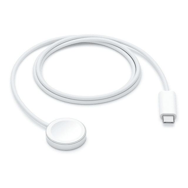 Apple Cargador de carga rápida magnética a cable USB-C para el Apple Watch  (1 m) - Blanco