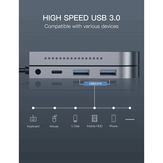 Hub Baseus Adaptador Usb C Para Galaxy Tab S9 Ultra X910