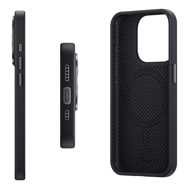 Case Benks Magclap Armor Pro Kevlar® Magsafe Para iPhone 15 Pro Max 6.7 (Marco de Metal)