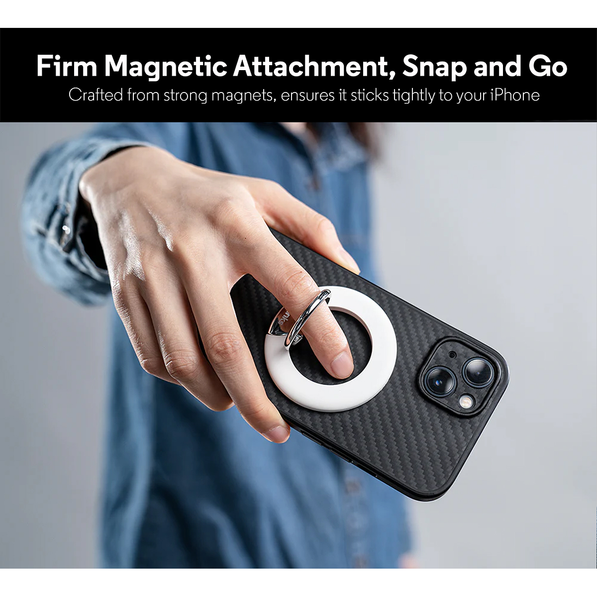 Anillo Magnetico Benks Stand Para iPhone 13/ Pro/ Max/ Mini