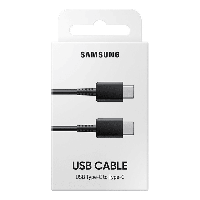 Samsung Cable Usb C 3amp 1m Para Galaxy A55 A35 A25 Negro